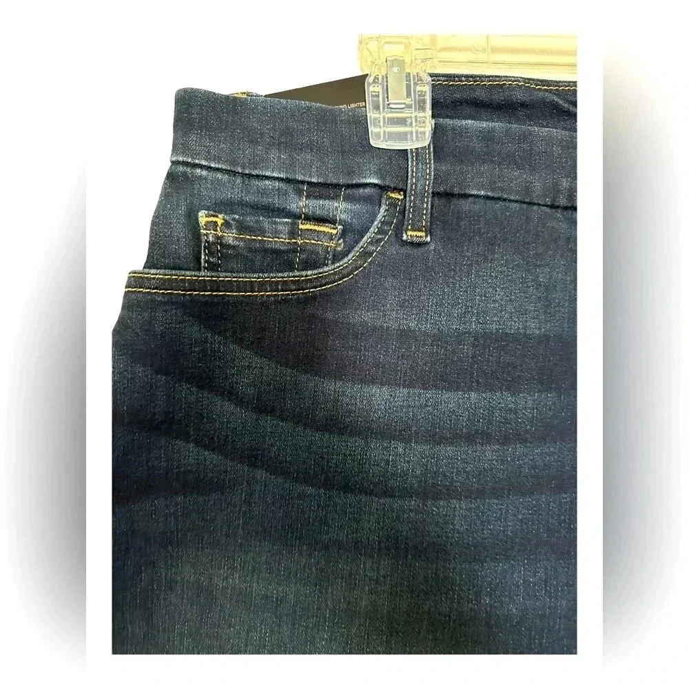 Jen7 by 7 for All Mankind High Waist Fray Hem Cutoff Denim Shorts Sz 14 NWT #004